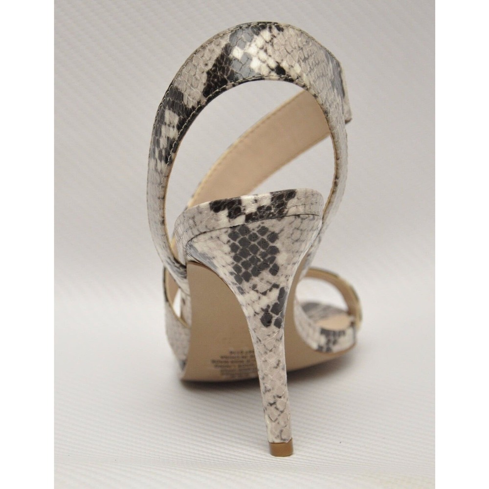 Nine West Faux Python Snake Leather High Heel San… - image 6